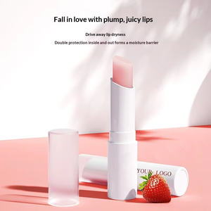 Baume à lèvres hydratant et nourrissant aux fruits, soin des lèvres, prévient les gerçures, base de rouge à lèvres teintée, 2,7g, saveur <span class=keywords><strong>fraise</strong></span>, vente en gros - Product Image 1