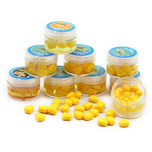 Outils de pêche Selco Chine, appâts artificiels <span class=keywords><strong>pour</strong></span> carpes, 12 pièces, maïs/bouteille, appâts souples au maïs avec différentes odeurs liquides - Product Image 1