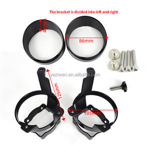 Nouveau projecteur d'objectif de 3 pouces Led support de phares antibrouillard pour Toyota Lada Ford DAF camion Installation externe de support en forme de U - Product Image 6