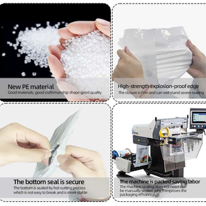 Plástico Reciclado a <span class=keywords><strong>Precio</strong></span> de Fábrica para Bolsas Personalizadas, Rollo de Bolsas de Embalaje para Mensajería, Preabiertas, Impresión en 8 Colores para Envíos - Product Image 3