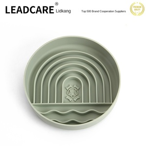 Eco-Friendly Silicone Pet Slow Food Bowl Anti-Overturning Plate for Small Large Dogs <b>Cats</b> Universal Dog Basin <b>Feeder</b> Oversized - Product Image 5