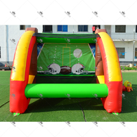 Jeu de lancer de football interactif gonflable haut de gamme pour défi de quartier-marcheur, jeu de sport de carnaval pour la location extérieure