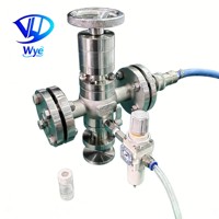Valve d'échantillonnage d'eau en ligne à aiguille de haute précision 130 ml réglable pour les industries pharmaceutiques, chimiques et alimentaires