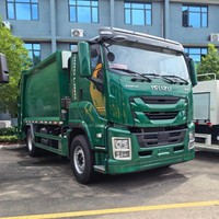 Camión Compactador de Residuos Isuzu 4x2 GIGA 15 CBM Nuevo, Vehículo de Compresión de Basura de Gran Capacidad