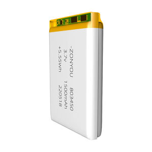 工場直販 ZonYou 803450 超薄型リチウムリポポリマーバッテリー 1500mAh 500サイクル 30g 大人向け製品用 - Product Image 2