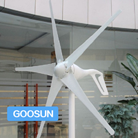 Goosun: système d'énergie hybride solaire éolienne 3kw, Turbine éolienne 48v, générateur hors réseau, Kit complet DDP vers l'europe