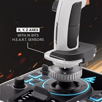 Thrustmaster SOL-R 2 Joystick de Control de Vuelo de Dos Manos, Simulación de Vuelo Espacial, Juego de Guerra, Thunder, Interstellar Citizen