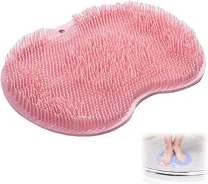 Alfombrilla de masaje antideslizante para pies para baño en casa, toalla de baño con cepillo para pies y características de silicona para lavar y frotar los pies. - Product Image 1