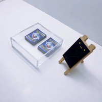 Vitrine d'exposition empilable moderne et vintage en acrylique magnétique pour booster box