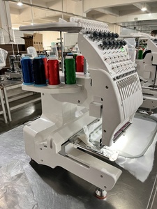 Cheap 9/12/15 Color <strong>Mini</strong> Single Head Computerized Embroidery Machine for Hat <strong>T</strong> <strong>Shirt</strong> logo Label Embroidery Machine - Product Image 5