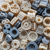 Pièces usinées sur mesure OEM par tournage et fraisage CNC, fabrication de plastiques PVC, PMMA, PE, PA66, PEEK, Delrin noir