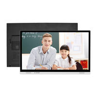 Pantalla Interactiva de 55 Pulgadas para Sala de Reuniones, Android 4K, Pizarra Digital, Panel Interactivo Inteligente, Kiosco Publicitario con Altavoz Integrado