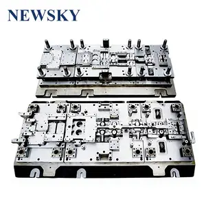 Molde de automóvel de newsky, molde de alta precisão do metal da imprensa de dobra progressiva