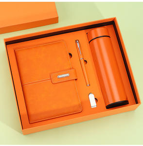 Cuadernos y Bolígrafos de Cuero Personalizados A5, Juego de Regalo Empresarial Corporativo para Artículos Promocionales para Empleados, Juegos Ejecutivos, Organizador/Planificador - Product Image 6