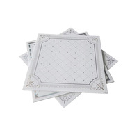 Paneles de Techo de PVC de 600x600 mm, Impermeables, Resistentes a la Humedad, de Grado Utilitario, Decorativos, Tipo Suspendido, Losetas de Plástico de Encaje Rápido