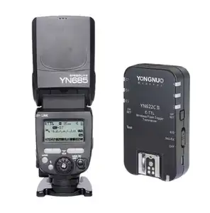 Yongnuo 685フラッシュランプGN60ワイヤレスTTLブラックプロフェッショナルスピードライトHSS1/8000 for Canonカメラ