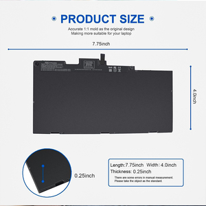 Batterie d'ordinateur portable rechargeable pour <span class=keywords><strong>HP</strong></span> <span class=keywords><strong>EliteBook</strong></span> <span class=keywords><strong>840</strong></span>/850/755/745 G3/G4 ZBook 15u G3/G4 Series Stock CS03046XL Numérique - Product Image 4