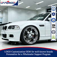 Jantes forgées monobloc à 6 branches de style TE37 chromées sur mesure, 17 et 18 pouces, 5x120, jantes en alliage concaves pour BMW E36 E46 M3