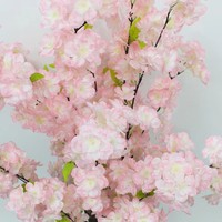 Arbre artificiel suspendu en fleurs de cerisier 150 cm, plante de sakura en soie artificielle détachable pour la décoration de plafond d'hôtel et de maison
