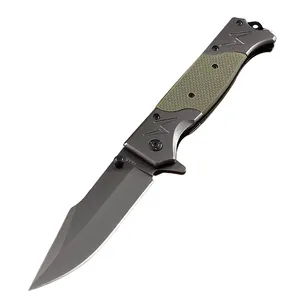 Coltelli pieghevoli da esterno OEM coltello da sopravvivenza coltelli da pesca da caccia con manico G10 per regalo uomo comping