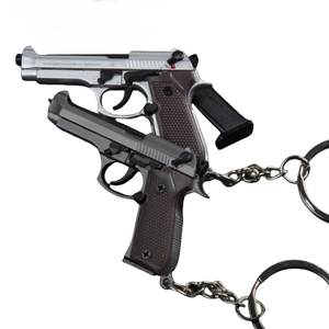 M92 1:4 Mini Pistola de Juguete de Metal Realista, Modelo Beretta, Pistola de Juguete para Niños y Adultos, Llavero con Modelo de Arma - Product Image 1