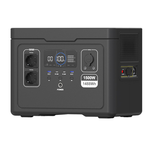 Manufacturer Camping Tragbare Powerstation Fast Charge 1488wh Solar Generator Portable 1500W Power Station Lifepo Battery - Product Image 1