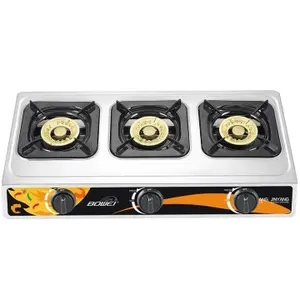 Gas Stove Butane Stove Battery Stove For Cooking 3 Burner Gas Cooker Household Stainless Steel Gas Cooktops