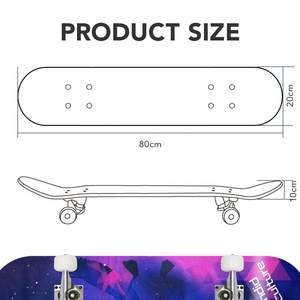 <span class=keywords><strong>Skateboard</strong></span> en bois d'érable Street personnalisé, 7 couches, bon marché pour enfants, à vendre - Product Image 5