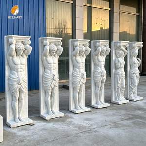 Columnas de Mármol MILY con Diseño Romano Europeo Personalizado para Decoración de Exteriores de Casas, Villas y Hoteles - Product Image 1