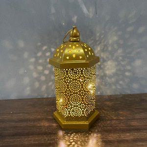 RICHSHINING Traditional Eid Mubarak Ramadan Decoration LED Moon <strong>Lantern</strong> Outdoor Hanging Lamp <strong>Islamic</strong> Art Led Hanging <strong>Lantern</strong> - Product Image 4