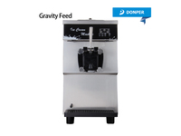Machine à crème glacée molle Ever D816, état neuf, pour yaourt, lait, chocolat, glace à l'eau, sirop et noix