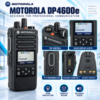 Radio portable Motorola DP4600e XiR P8660i DGP8050e VHF UHF DMR, radio bidirectionnelle IP68 Bluetooth pour les équipes de construction et de fabrication
