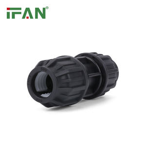 IFAN JIS K6760 ASTM Easily Install HDPE <strong>Fitting</strong> 20-110mm Equal <strong>Coupling</strong> <strong>Compression</strong> <strong>Fitting</strong> Customized HDPE Pipe <strong>Fittings</strong> - Product Image 6