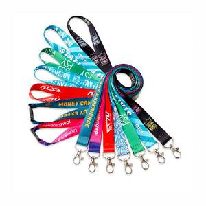 Sublimation Polyester <b>Breakaway</b> <b>Lanyards</b> Custom Logo High Quality Detachable Buckle <b>Lanyard</b> for School and Office Neck Strap - Product Image 2