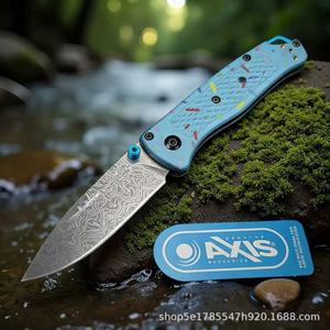 Cuchillo Plegable Ligero con Mango de Fibra de Nailon Damasco 535 S30V, Personalizado al por Mayor, para Campismo al Aire Libre - Product Image 2
