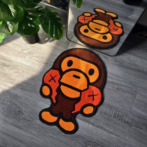 <span class=keywords><strong>Tapis</strong></span> Tufté Fait Main <span class=keywords><strong>Bape</strong></span> Milo Tendance Cool, Velours Coupe 10mm Couleur Unie pour Usage Domestique, Commande Minimum 1 Pièce - Product Image 1