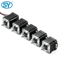 Moteur pas à pas Nema 17 12-24V CE, pleine gamme, 1,8 degré, 4 fils, pour imprimantes 3D, routeurs CNC, graveurs laser, moteur pas à pas hybride bipolaire