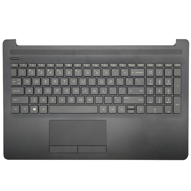 Laptop Palmrest with Keyboard Touchpad for HP 15-DA 15-DB 15-DX 256 250 G7 TPN-C135 Replacement Repair Parts