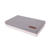 Boîtes cadeaux en papier couché faites à la main pour cosmétiques et huiles essentielles avec couvercle, doublées d'éponge, emballage écologique
