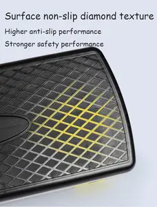 Slimme Mini Multifunctionele Aerobe Opstapuitrusting Bankniveaus 3 Platform Verstelbare Oefenbox Barbell Pedaal Sporter