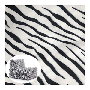 Nhà Cung Cấp Trung Quốc Các Loại <span class=keywords><strong>Sofa</strong></span> Chất Liệu Polyester Zebra Suede In Vải - Product Image 1