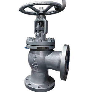 Válvula Globo de Ângulo de Aço Carbono WCB de 4 Polegadas com Design Curvo de 90 Graus, Versátil, Manual, OEM, <span class=keywords><strong>Flange</strong></span> X <span class=keywords><strong>Flange</strong></span> - Product Image 1