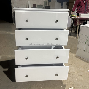 Modern Design White Wooden <strong>Chest</strong> of <strong>Drawers</strong> Hot Selling <strong>Cheap</strong> <strong>Drawer</strong> Cabinets for Living Room and Bedroom - Product Image 5