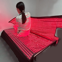 Kantong Tidur Terapi Cahaya Merah Stok Lokal AS, Matras Terapi Tubuh Fleksibel Inframerah Dekat 660nm 850nm, Selimut Relaksasi yang Dapat Disesuaikan