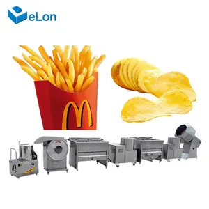 Linea di produzione di patatine fritte congelate completamente automatiche