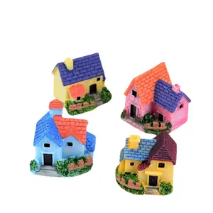 House Cottages Garden Decoration Mini Craft Miniature Fairy Micro Landscaping DIY
