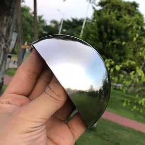 Kleine halbe Metallkugel 304 Edelstahl kuppeln 25mm 32mm 38mm 51mm 63mm 76mm 89mm 100m Halbkugel für Wand kunst dekoration