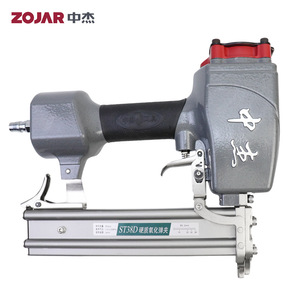 Pistola neumática para clavos Zojar St38d de 25-50 mm, clavadora de tiras de acero para carpintería y construcción - Product Image 1