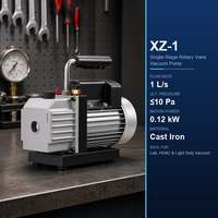 Pompe à vide rotative à palettes XZ-1, 0,12 kW, 1 L/s, 220 V, en fonte pour la métallurgie, l'industrie chimique et l'industrie légère
