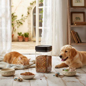 Venta Directa de Fábrica Vacare, Recipientes Redondos Portátiles de Alta Calidad para Almacenamiento de Alimentos y Bebidas para Mascotas, Vacío, Gran Capacidad, Uso en la Cocina - Product Image 4